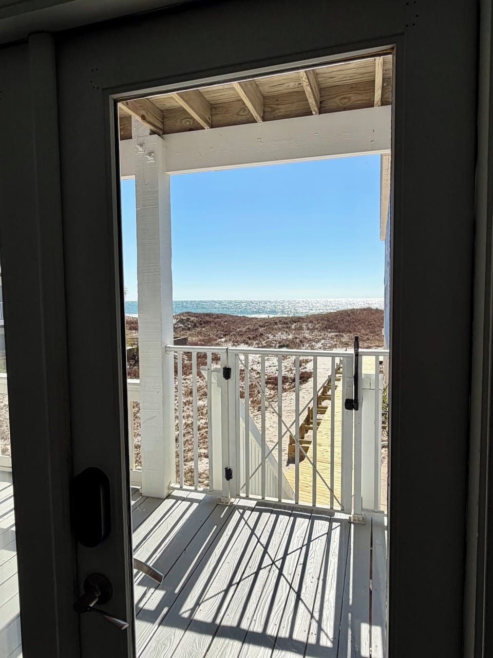 View from front door off living room