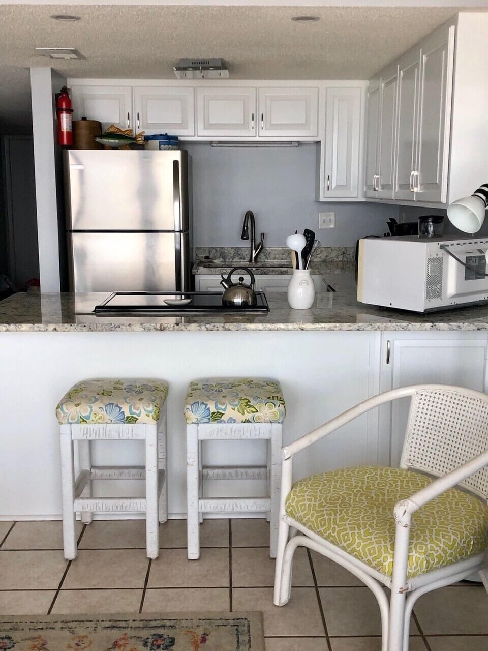 Kitchen view from living room
