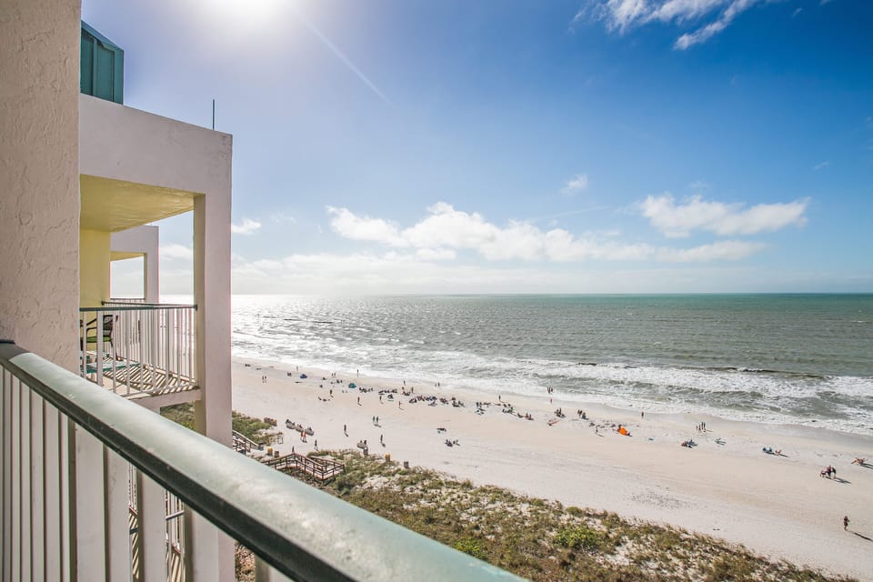 Balcony beach view