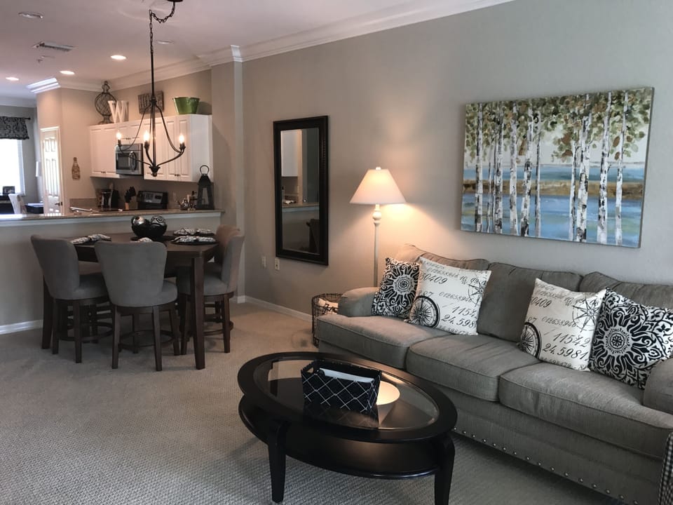 Living Room, Dining Room, Kitchen