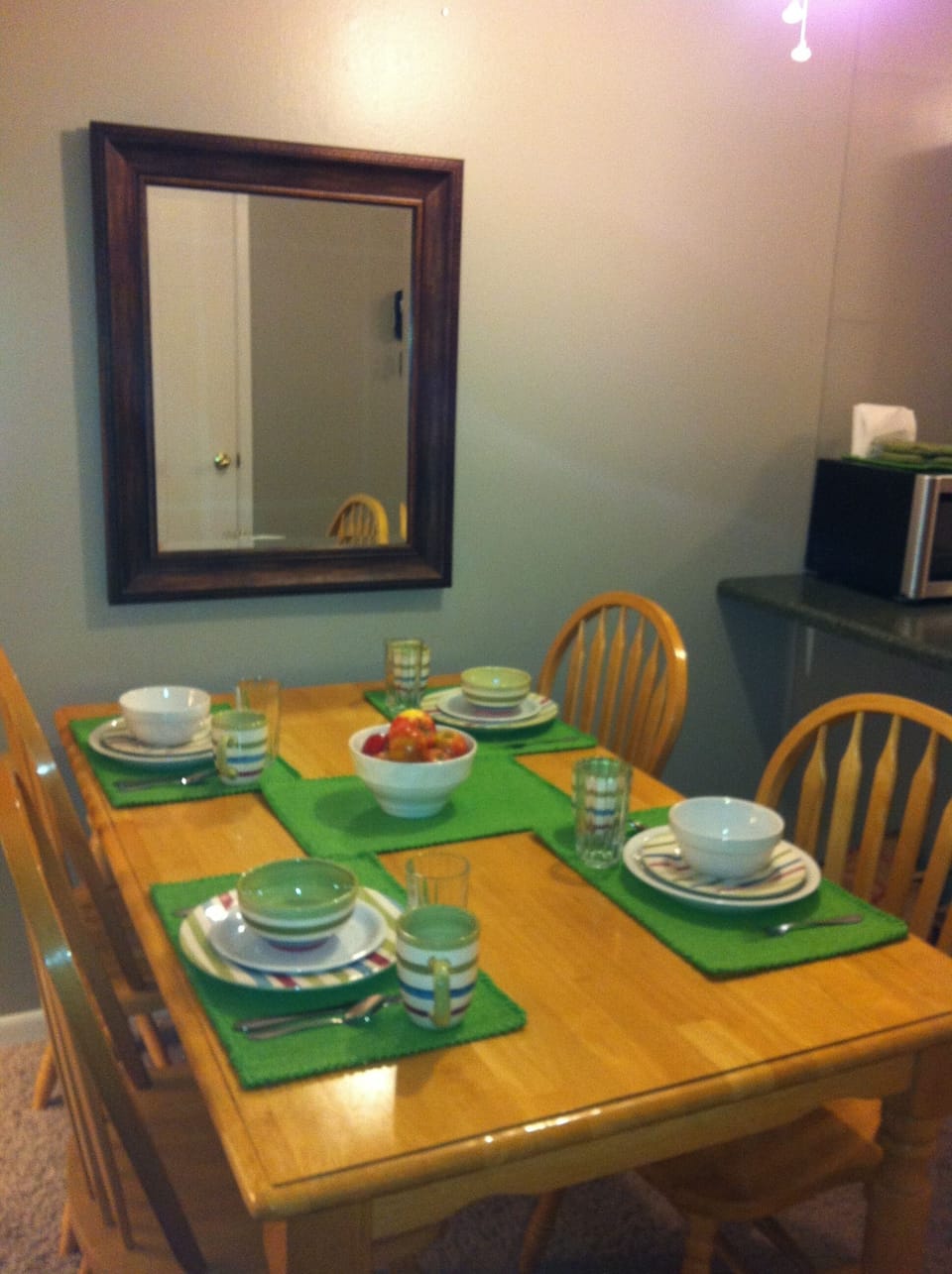 Roomy Dining Room Table