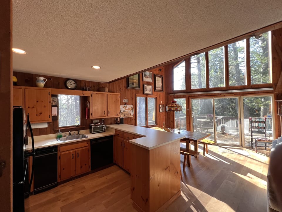 Open concept kitchen