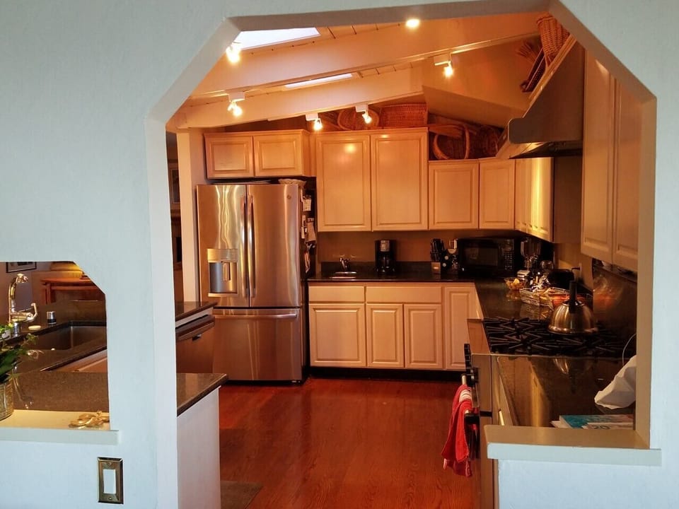 kitchen view from living room