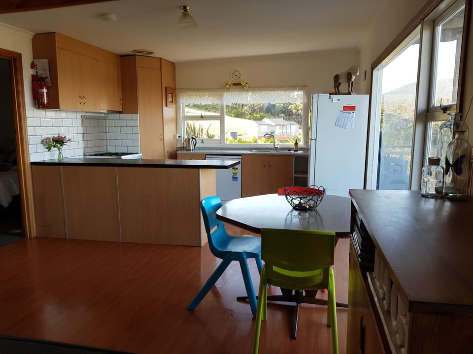 Dining and kitchen