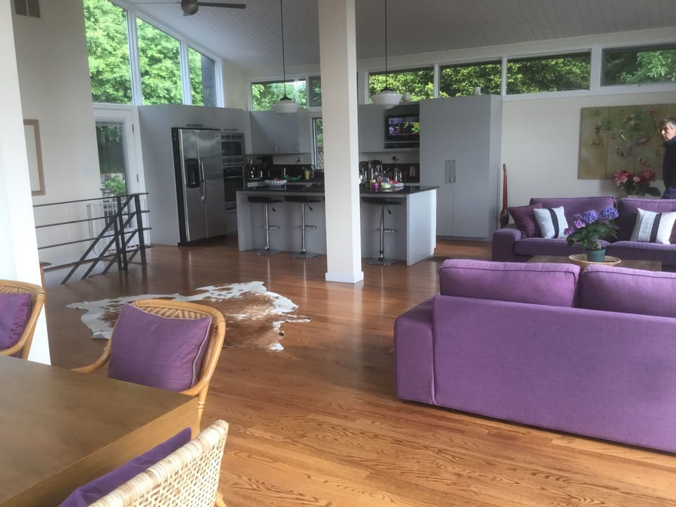 Kitchen, LR, DR open area