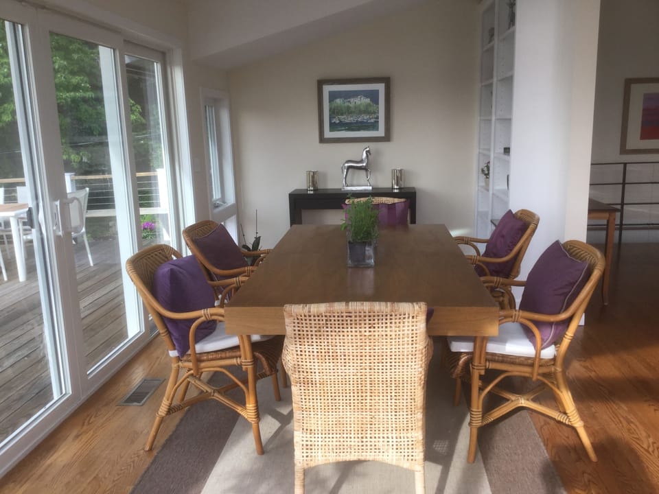 Dining Area opens to front deck