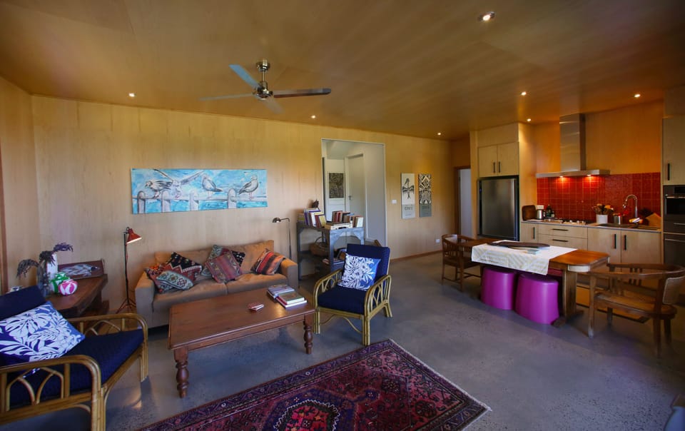 Large open plan kitchen living area