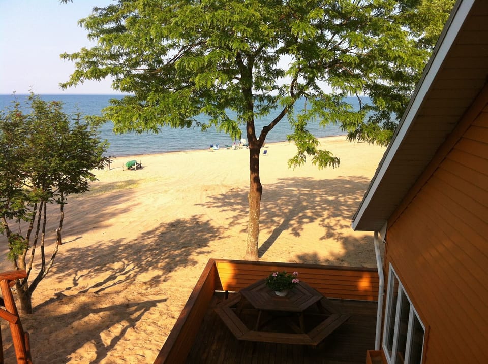 A view from the master bedroom balcony