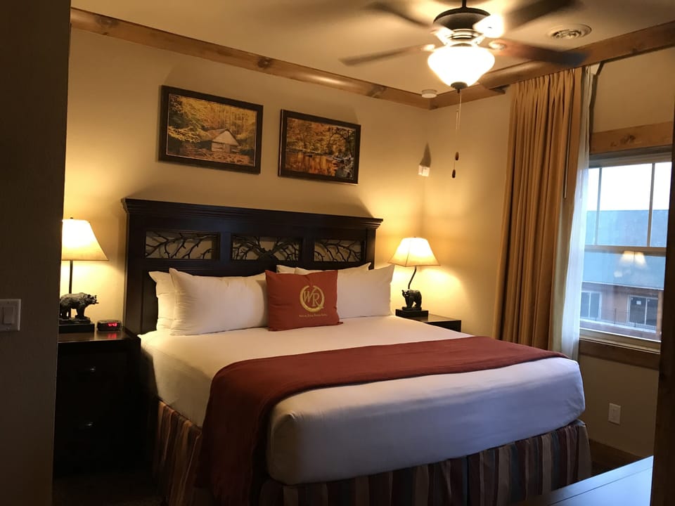 Bedroom with TV
