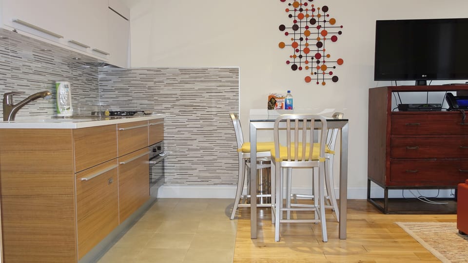 Kitchen, Dining Table & Media Chest
