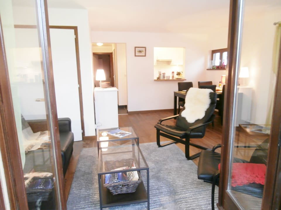 Living area seen from the balcony