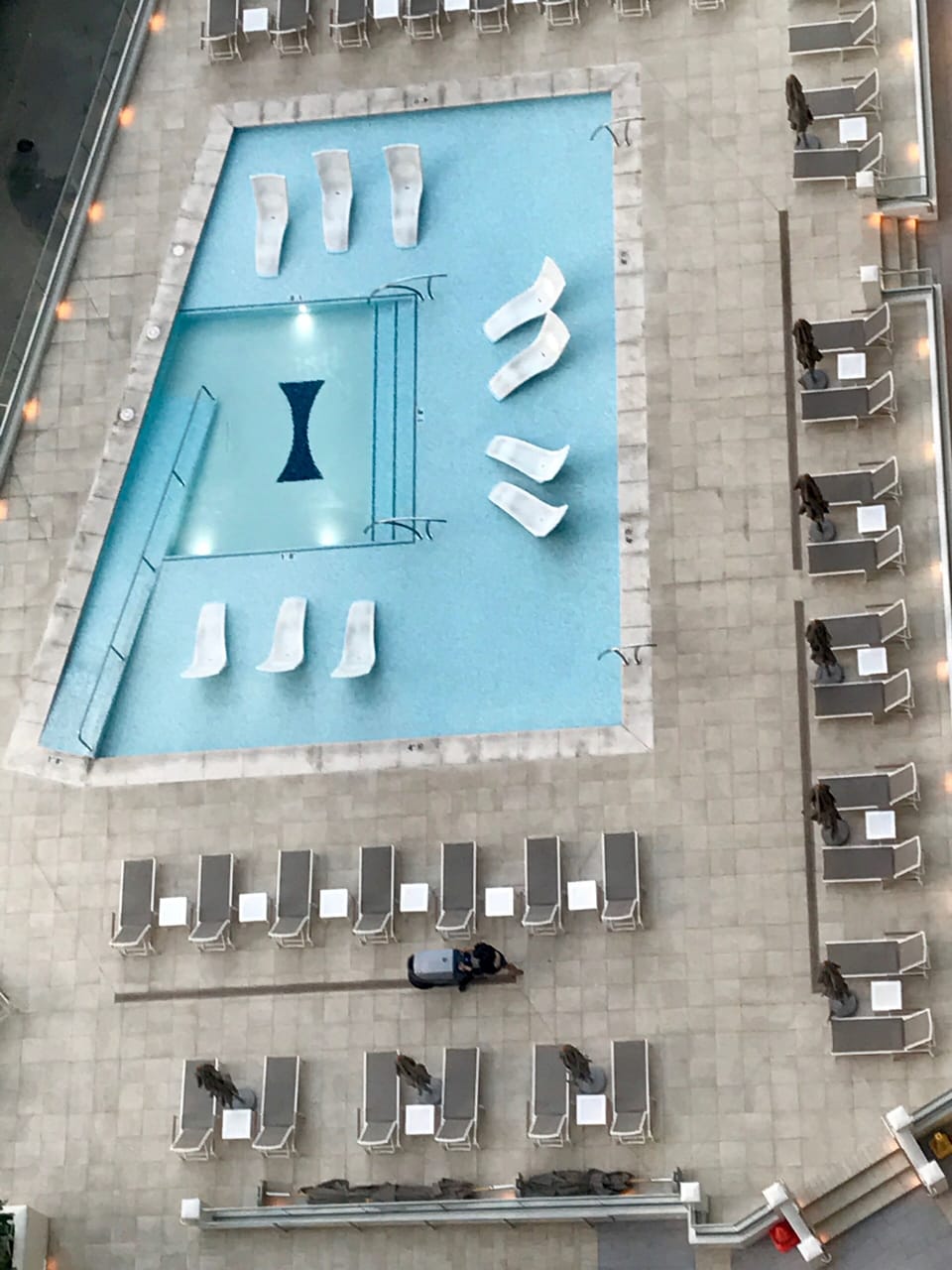New , second pool on the second floor