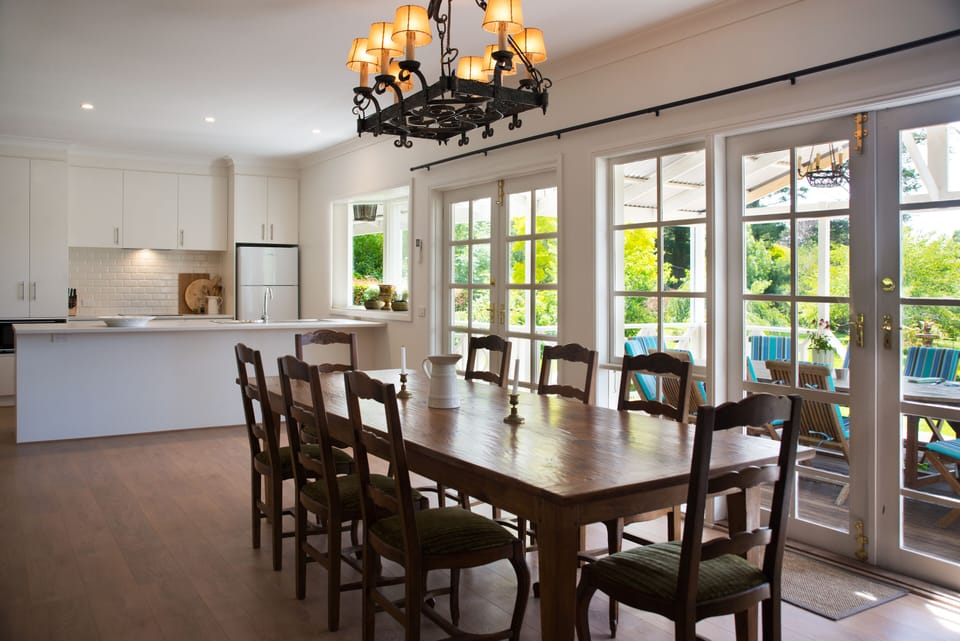 Kitchen and dining room