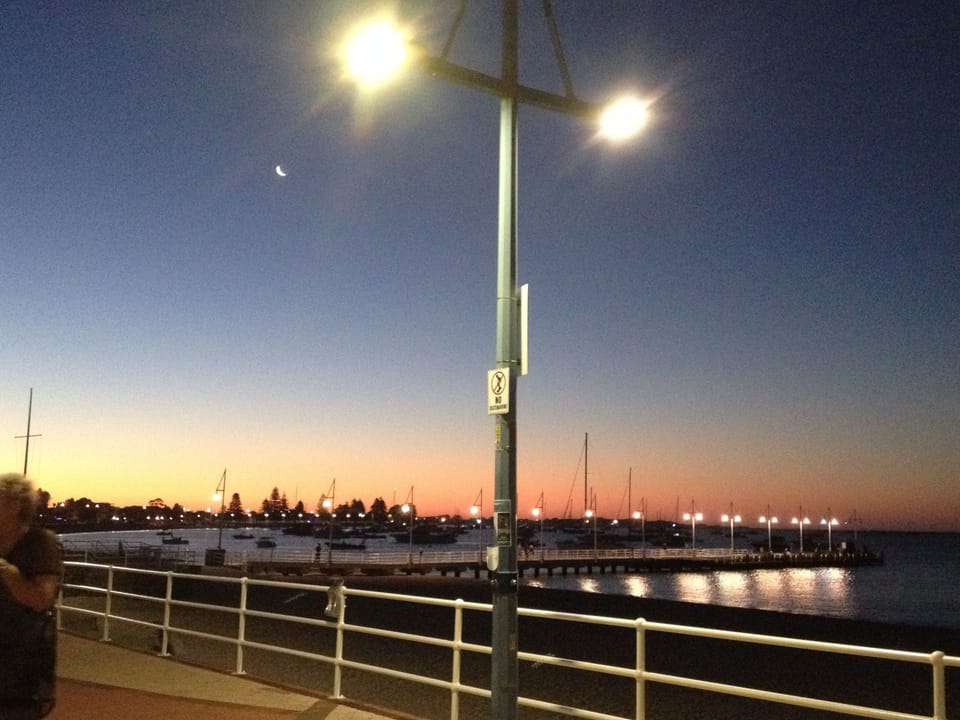 Evening stroll on the boardwalk anyone?