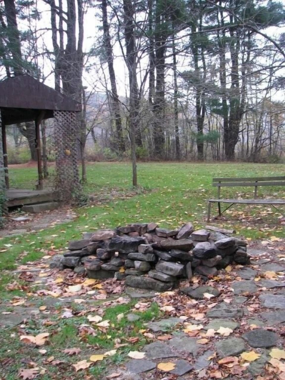 Front Yard Fire Pit - smores and hotdogs!
