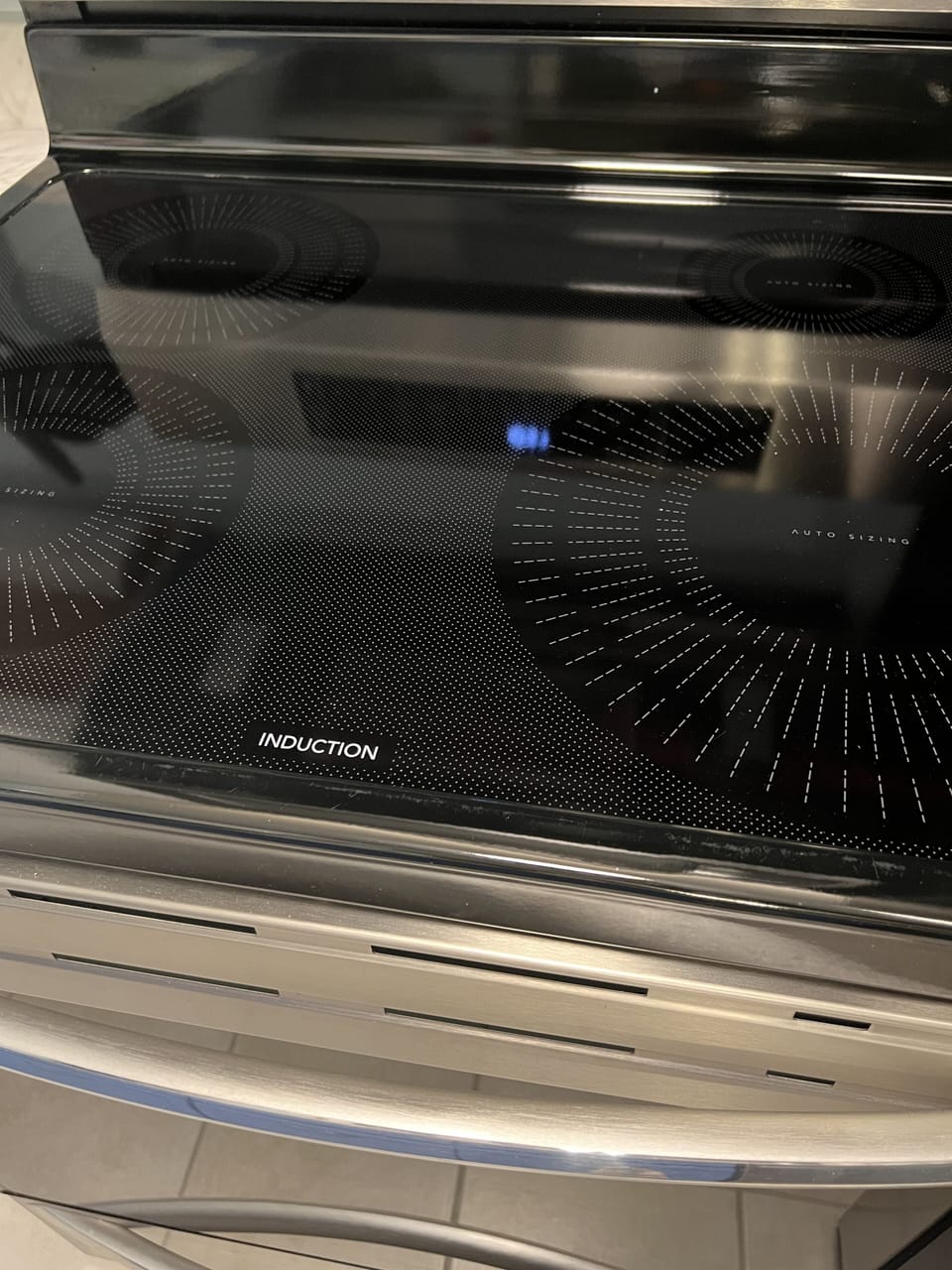 Induction stovetop which stays cool to the touch for your safety