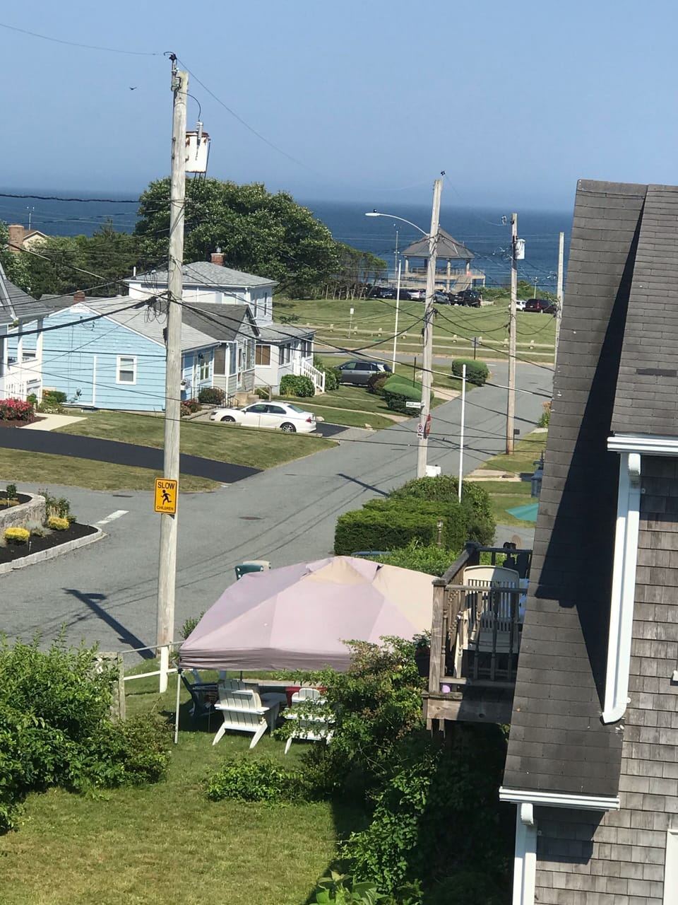 View from 3rd floor deck 
Looking at Scarborough State Beach