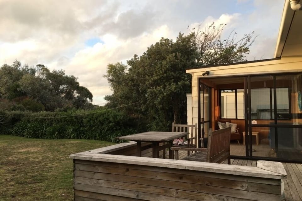 Deck and sunroom