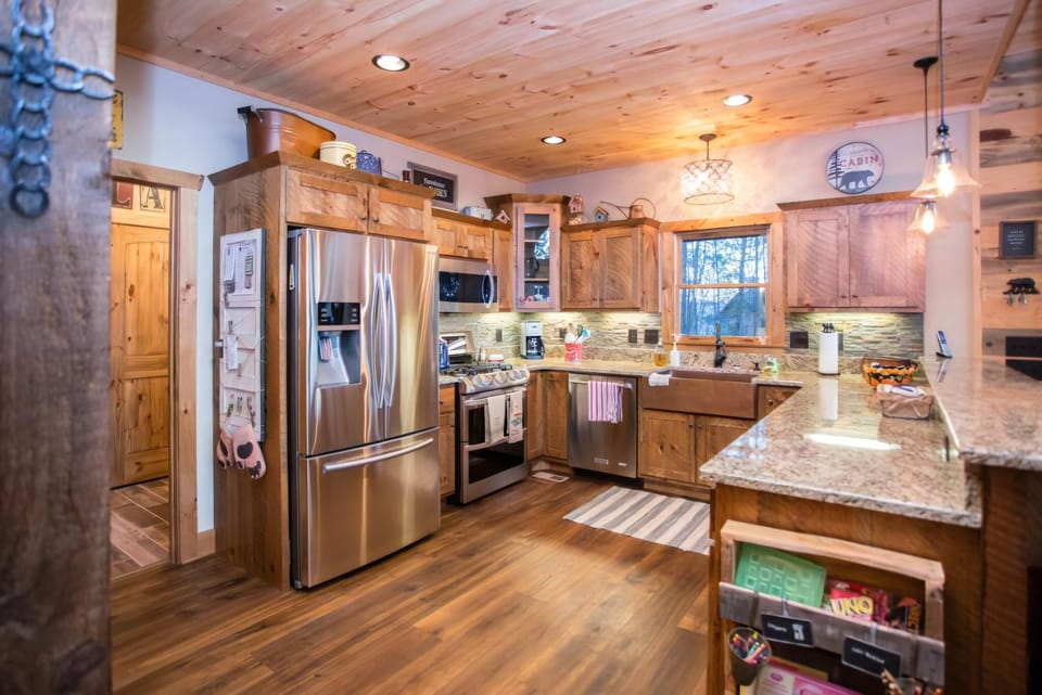 Kitchen on entry level