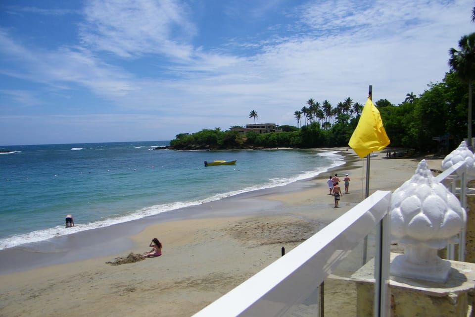 Built right along Cofresi Beach