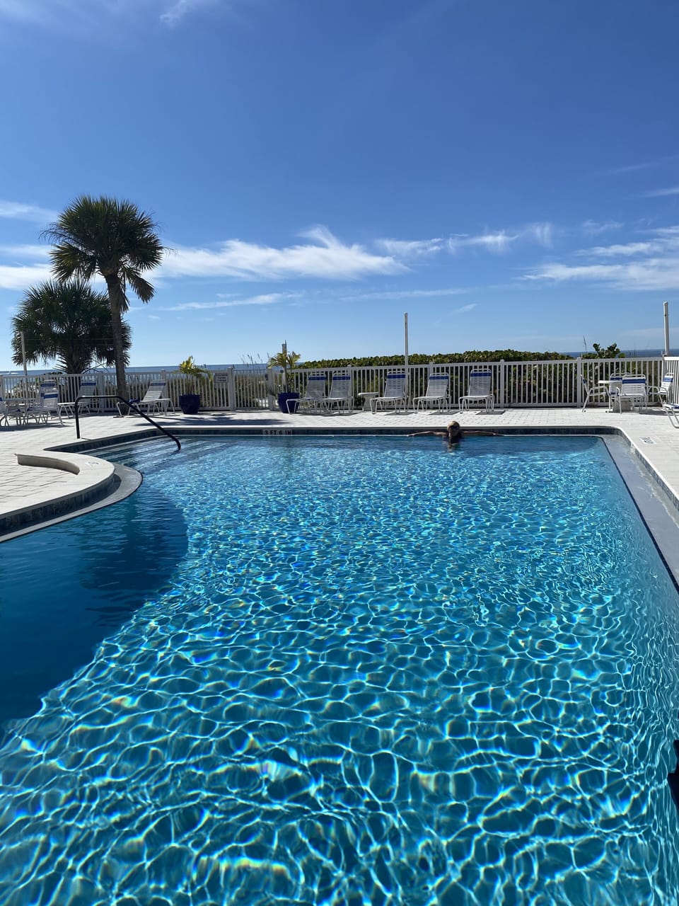 Renovated pool