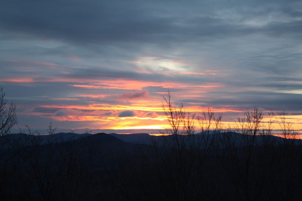 Sunrise from the Living Room