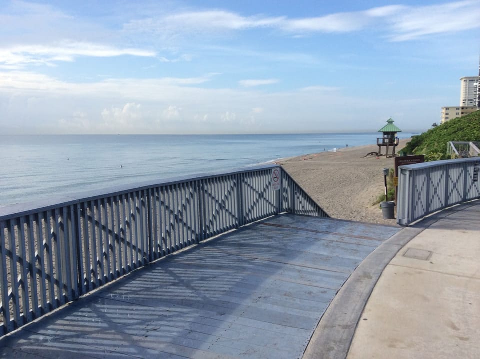 Boardwalk and Lifeguard