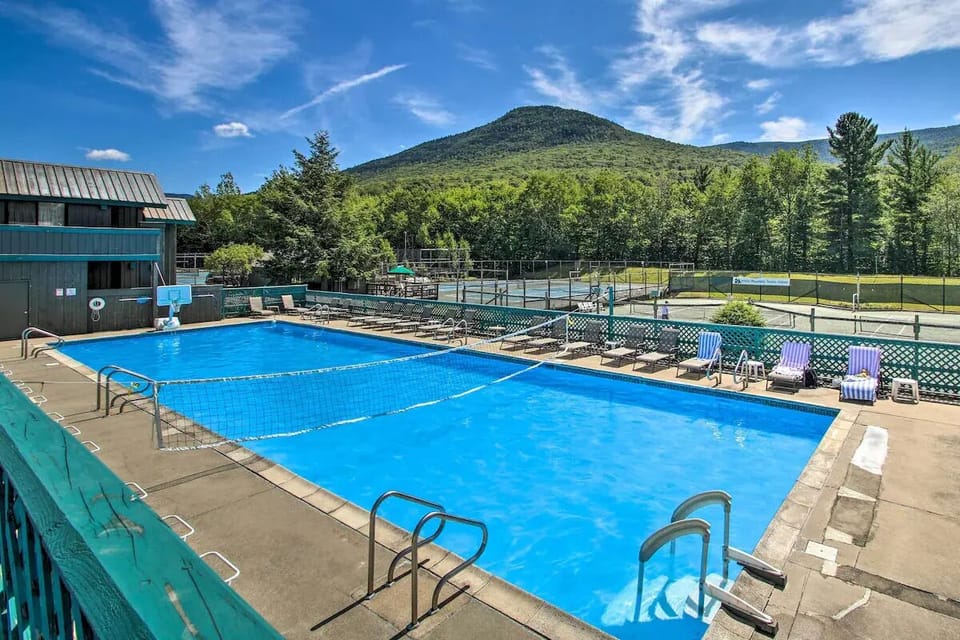 one of the outdoor pools