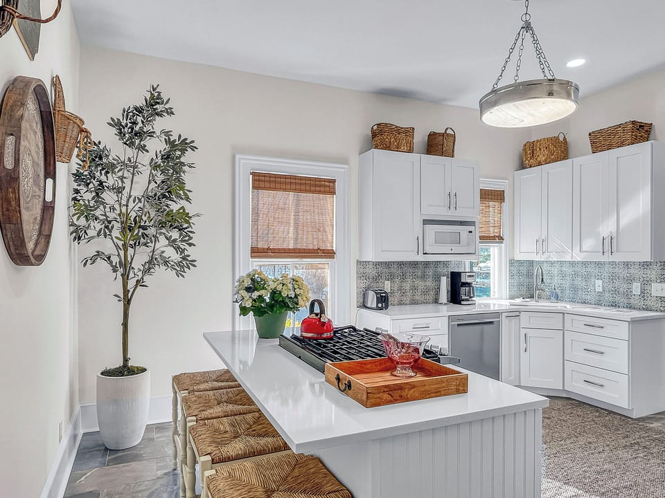 Brand new kitchen with stainless appliances