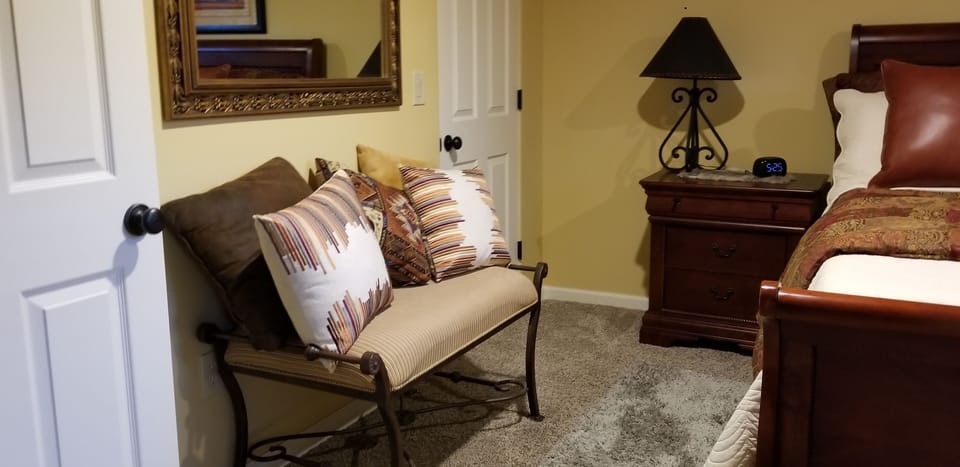 In Master bedroom