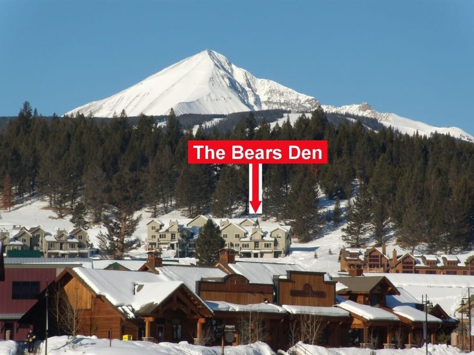 The Bears Den as seen from Town Center - a very short walk away