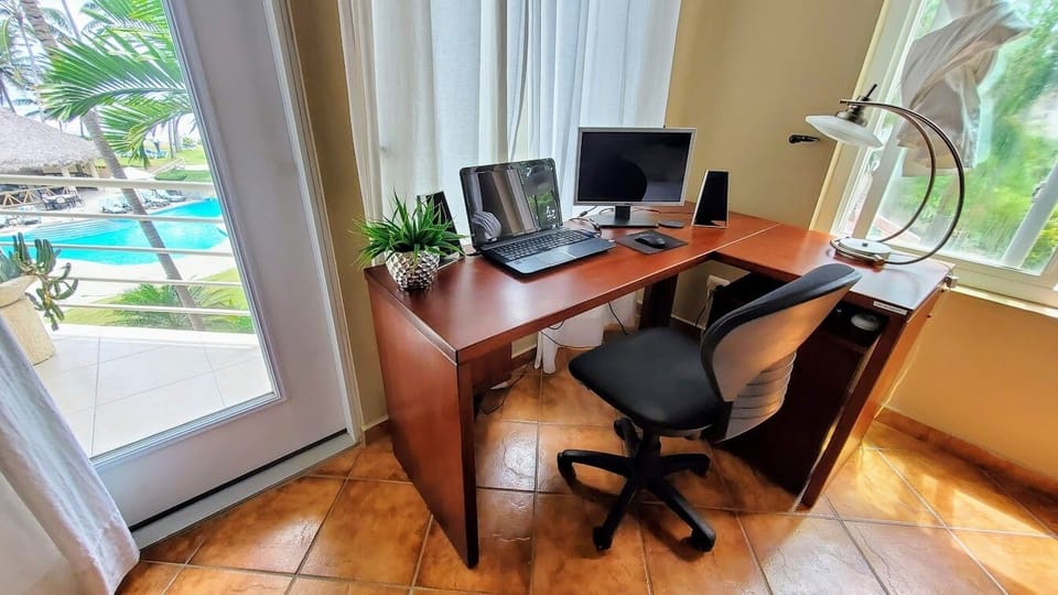 ...with a nice workstation since no one is working in office buildings anymore