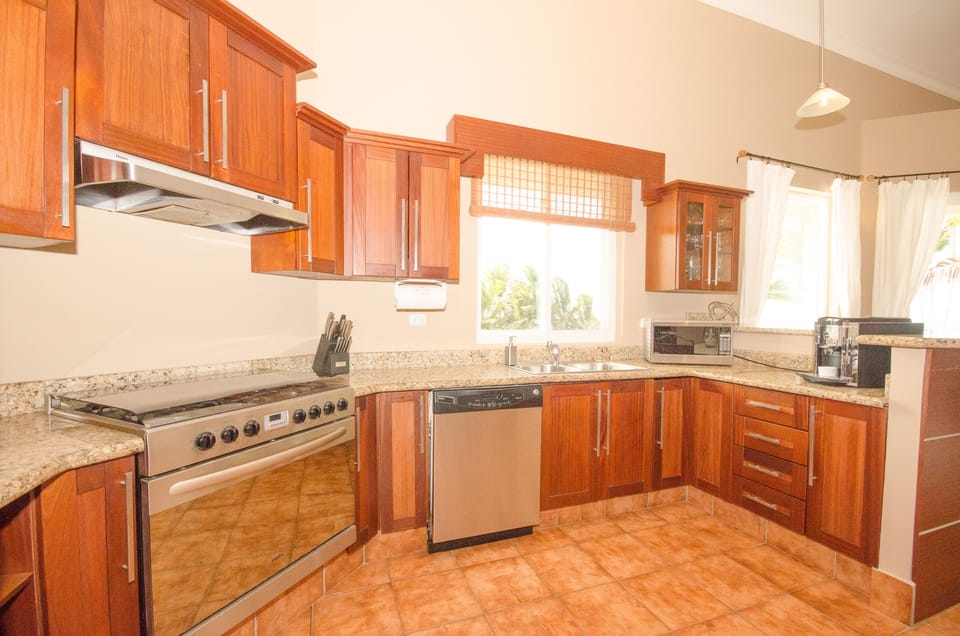 Fully stocked kitchen