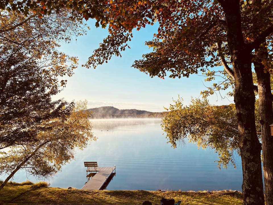 Fall foliage from our deck.