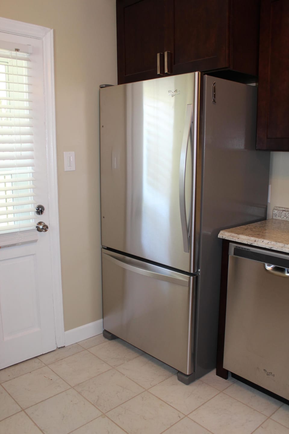 kitchen and back door