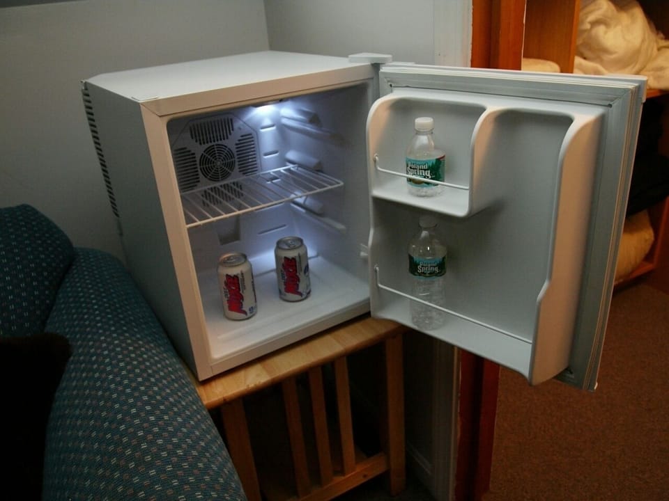 Mini-refrigerator for Beverages in the Bunk Room