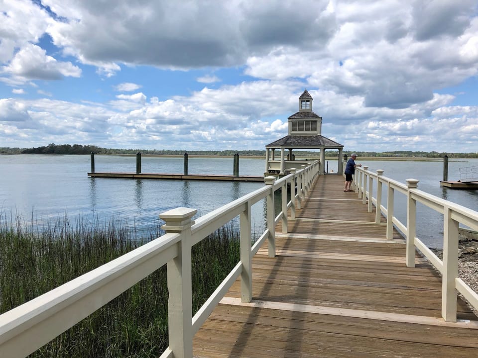 Rhett's Bluff boat launch area