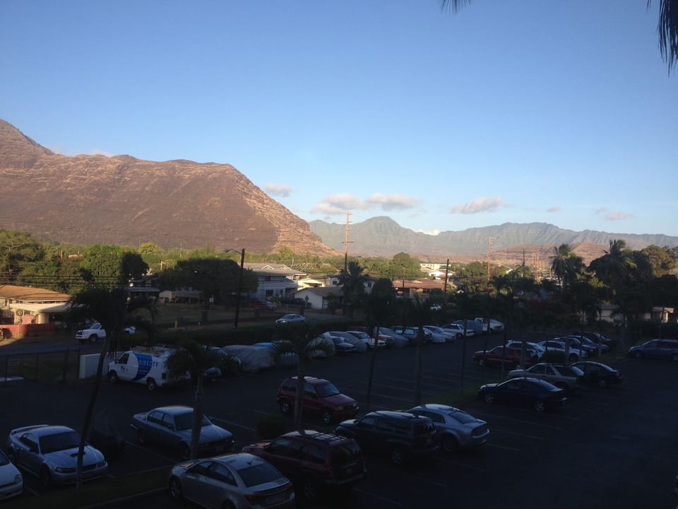 View from the front door