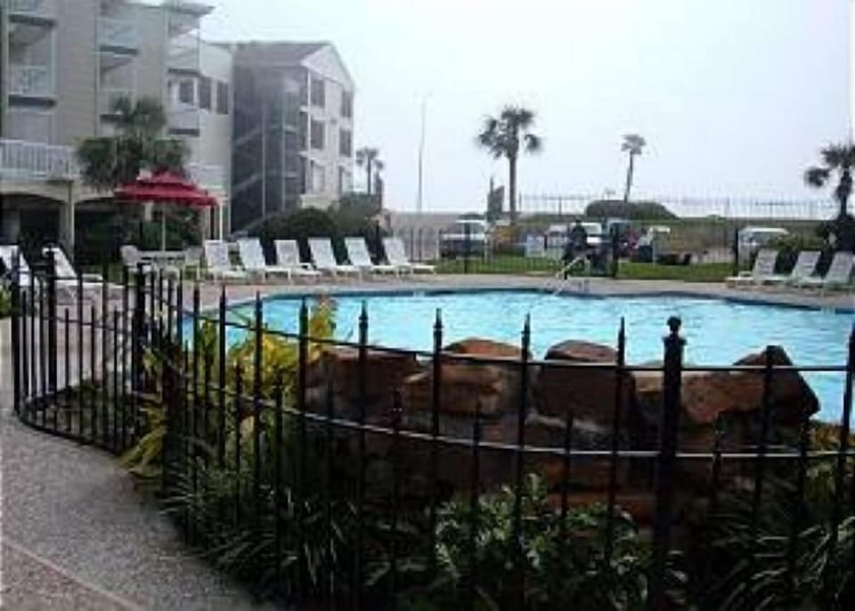 A view of one of the pools on the property and Gulf View