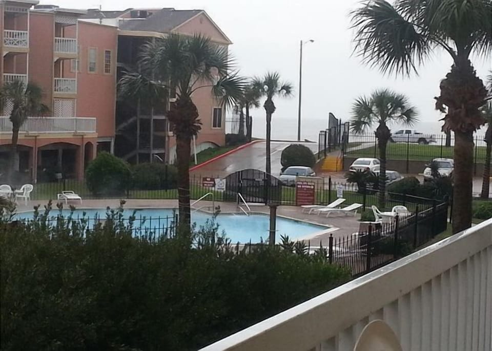 View from the extra large balcony. Great place for an afternoon of relaxation. 