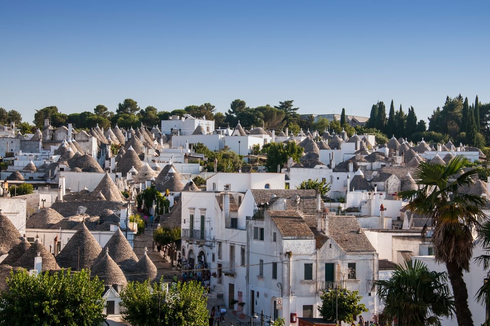 Alberobello 5 minutes drive away