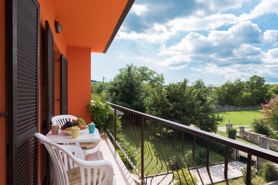 View from the bedroom balcony