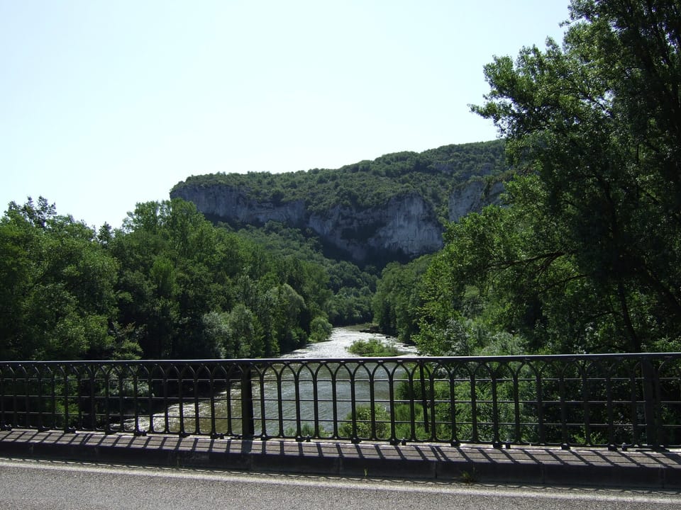 The bridge into St Antonin Noble Val