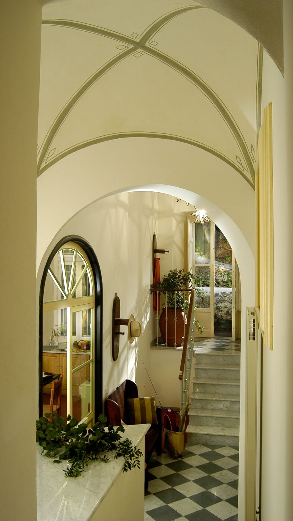 The entrance