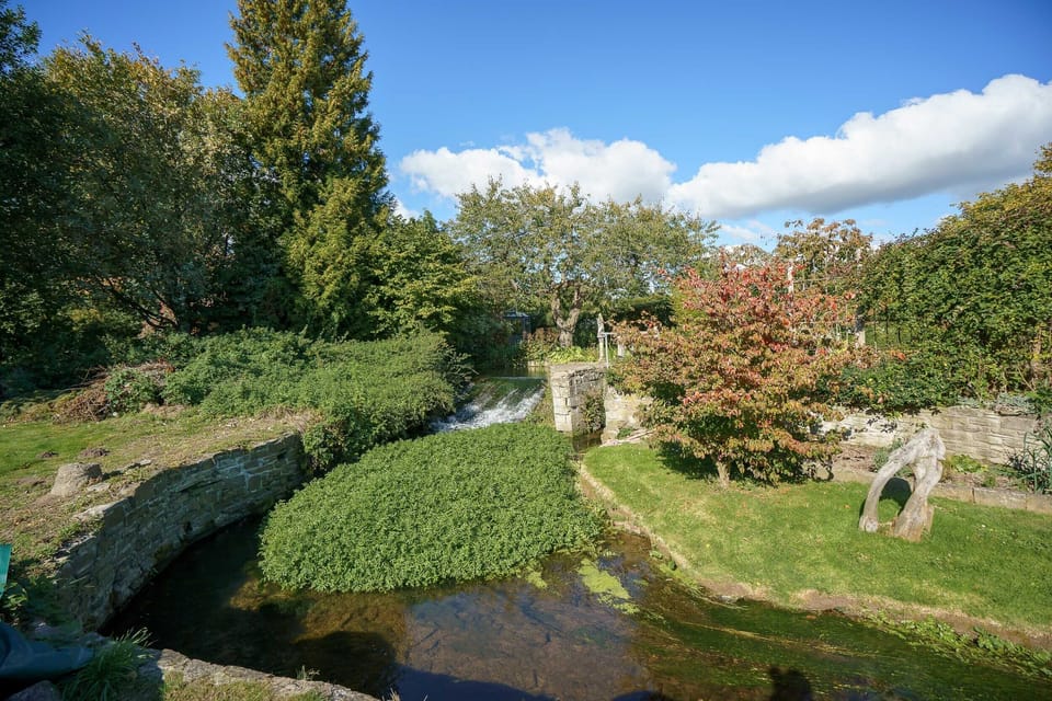 Mill stream which runs past the kitchen garden