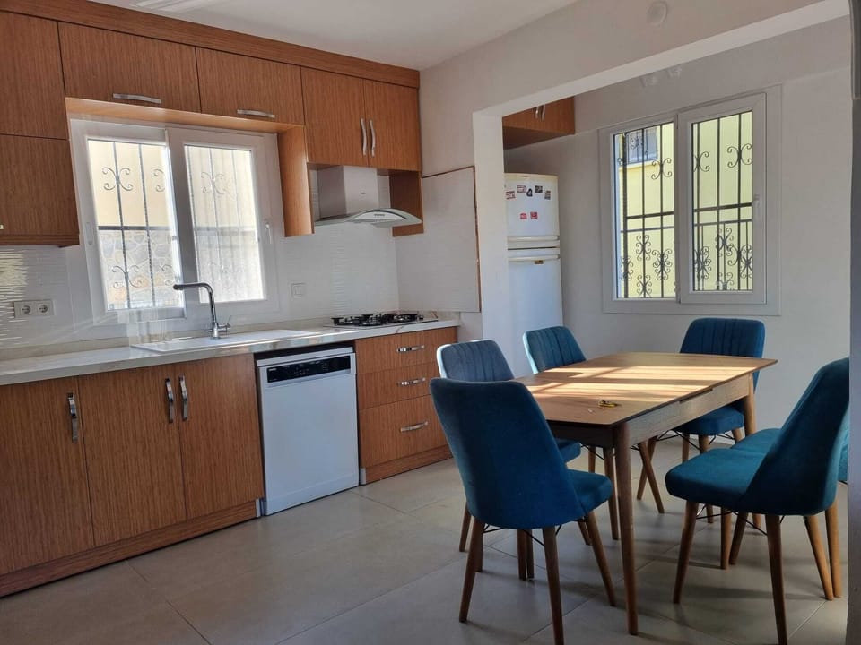 Dining and kitchen area