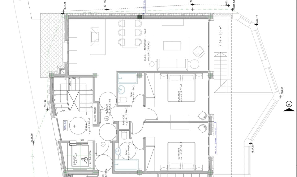 Floor Plan Tree Line Residence