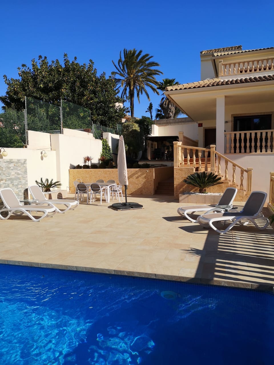 Villa & pool