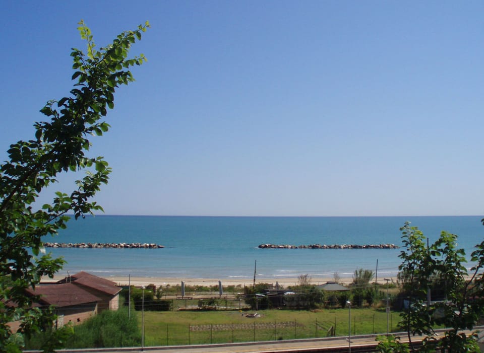 The sea from the coast road