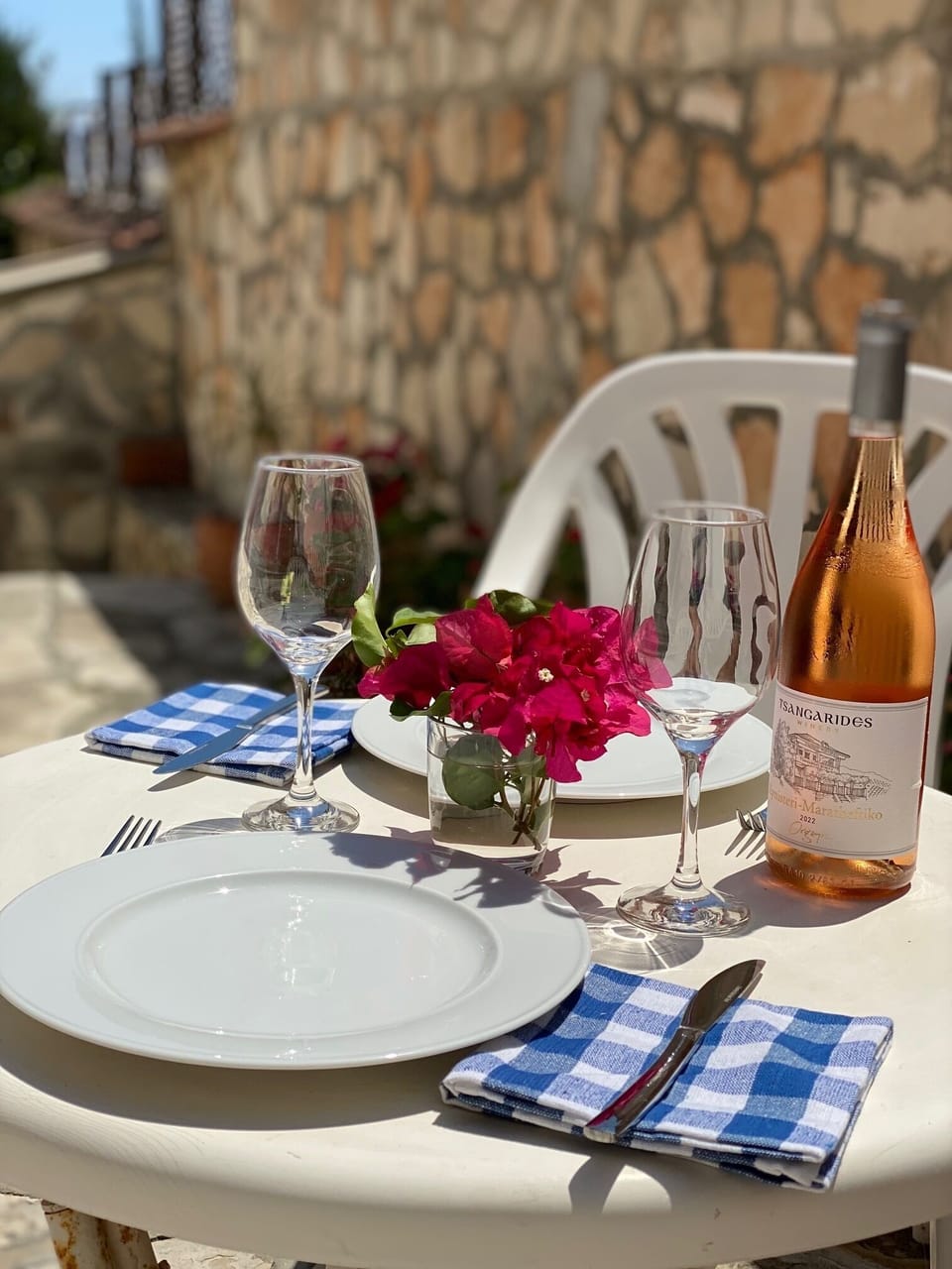 Side courtyard, perfect for a glass of Cypriot wine
